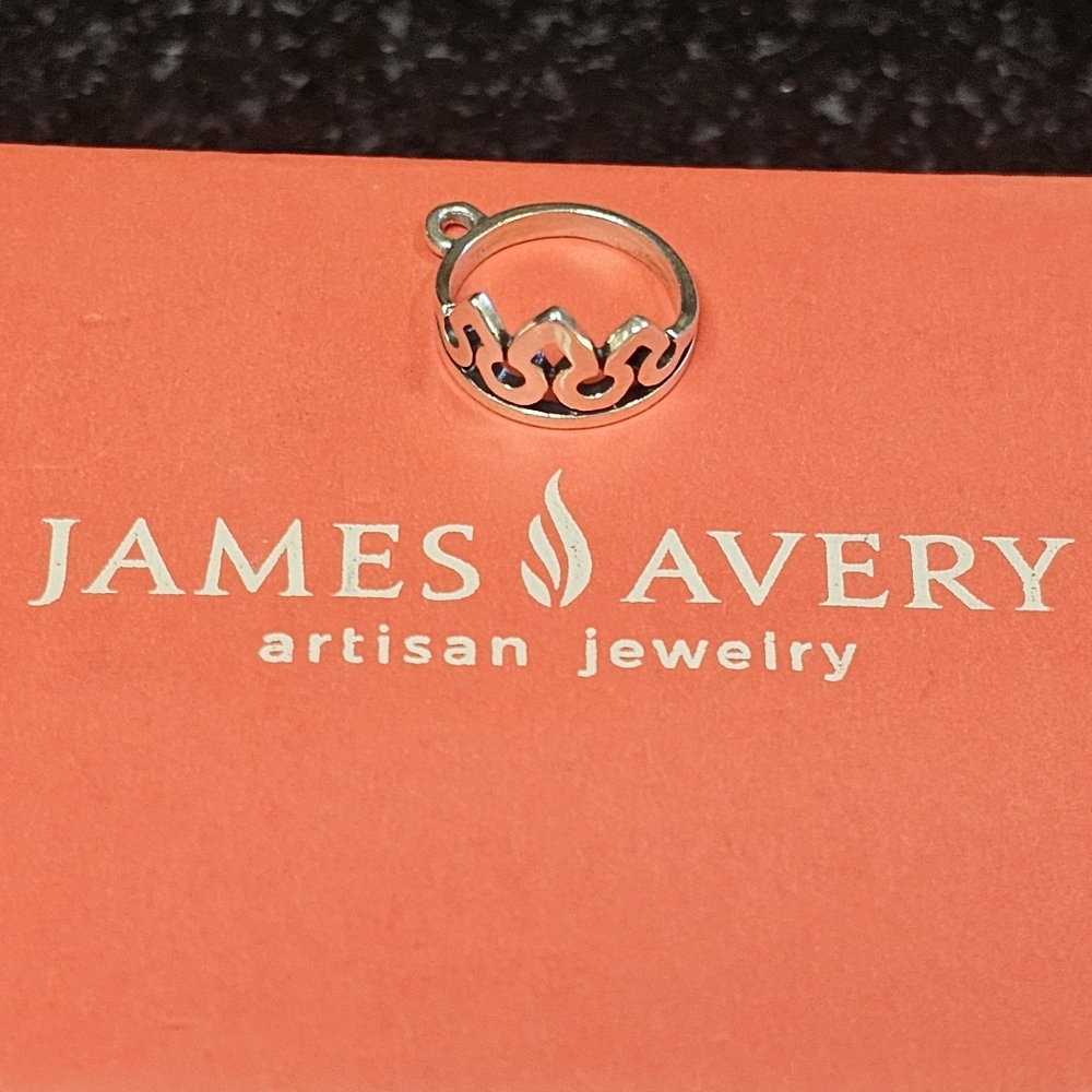 James Avery Silver Crown Charm